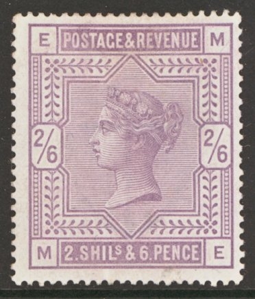 1883 2/6 Lilac SG 178. A Fresh Lightly M/M example