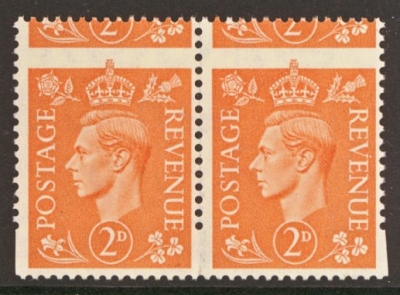 1941 2d Pale Orange SG 488 Variety 