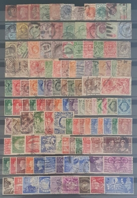 GB Queen Victoria - King George V1 Collection of 120 Face Different Stamps