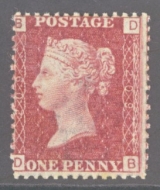 1858 1d Red SG 43 plate 209 A Superb Fresh U/M example