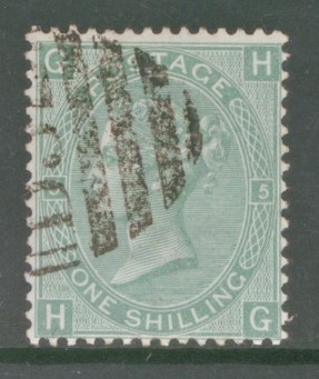 SG 117 1/- Green Pl 5