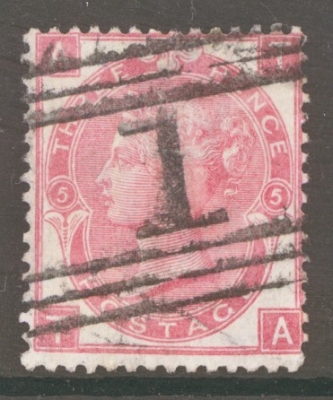 1867 3d Rose SG 103 Plate 5  Lettered T.A.  A  Fine Used example