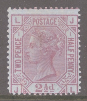 1873 2½d Rosy Mauve on Blued paper SG 138 Plate 1 A Superb Extra Fresh M/M example with Stunning Colour and Blueing