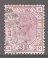 SG 141 2½d Mauve Pl 4