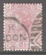 SG 141 2½d Mauve Pl 5