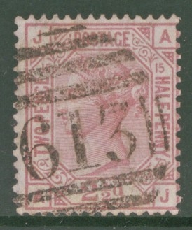 SG 141 2½d Mauve Pl 15