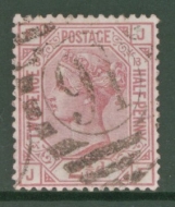 SG 141 2½d Mauve Pl 13