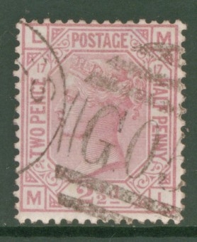 SG 141 2½d Mauve Pl 17