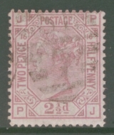 SG 141 2½d Mauve Pl 16