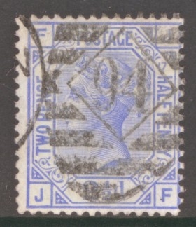 SG 142 2½d Blue Pl 17