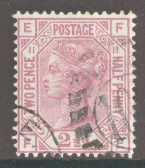 SG 141 2½d Mauve Pl 11