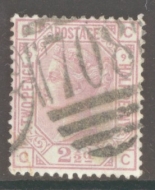 SG 141 2½d Mauve Pl 9