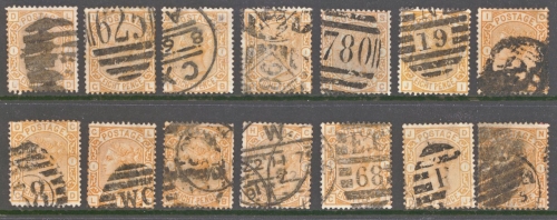 1876 8d Orange SG 156 Used - Cat £350