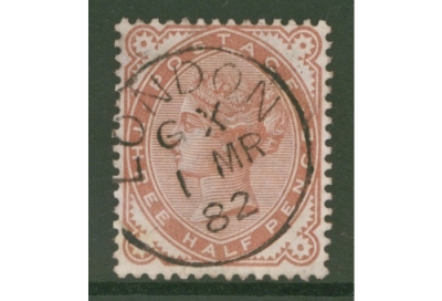 1880 1½d Venetian Red SG 167.A superb Used example