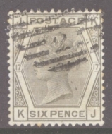 SG 161 6d Grey Pl 17