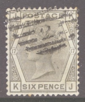 SG 161 6d Grey Pl 17