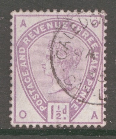 1883 1½d Lilac SG 188 Lettered O.A.  A Very Fine Used example.