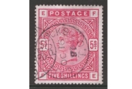 1883 5/- Rose SG 180  A Very Fine Used example