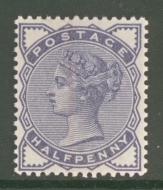 1883 ½d Slate Blue SG 187.  A Fresh U/M example.