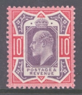 1902 10d Dull Purple + Carmine SG 254  A Superb Fresh U/M example