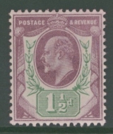 1902 1½d Dull Purple + Green  SG 221 A Superb Fresh U/M example