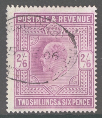 1902 2/6 Pale Dull Purple SG 261 A Very Fine Used example