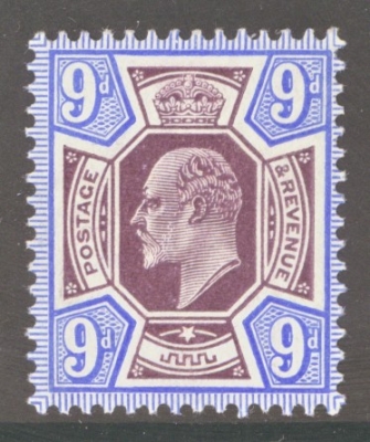 1902 9d Slate Purple + Ultramarine (C) SG 251a (Spec M40 3) A Superb Extra Fresh U/M example