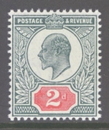 1911 2d Deep Dull Green + Red SG 290  A Superb Fresh U/M example