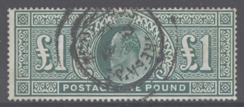 1911 £1 Deep Green SG 320 A Fine Used example