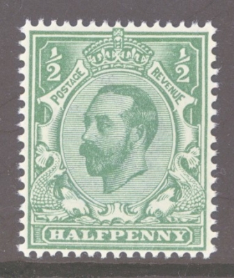 1911 ½d Bluish Green SG 323  A Superb Fresh U/M example with RPS cert.