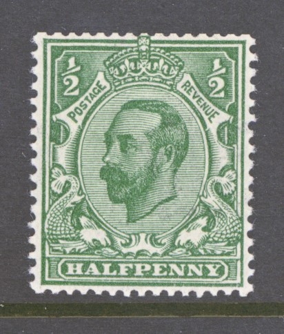 1911 ½d Bluish Green Die B SG 326 A Superb Fresh U/M example with RPS Cert 