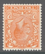 1912 2d Orange Die 11 variety Inverted Watermark SG 370wi A Superb Fresh U/M example