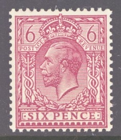 1912 Royal Cypher 6d Perf 14 M/M