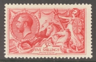 1918 5/- Rose Red SG 416 A Superb Fresh U/M example