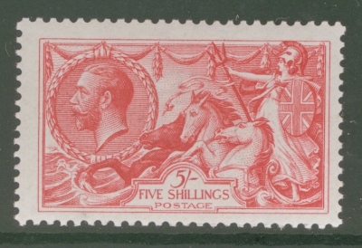 1918 5/- Rose Red SG 416 A Superb Fresh U/M example