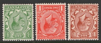 1924 Block Cypher Inverted Wmk Set U/M