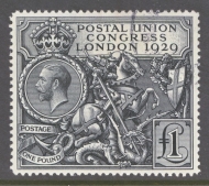 1929 £1 PUC SG 438  A Very Fine Used well centred example