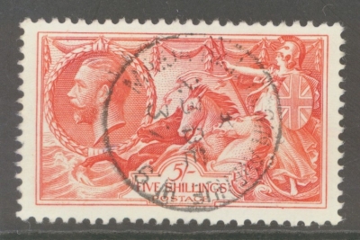 1934 5/- Rose Red SG 451 A Very Fine Used example in a Bright Shade