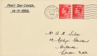 1936 14th Sept  King Edward V111 1d on First Day Cover cancelled by a London EC machine cancel