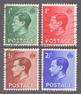 1936 King Edward V111 Set of 4 SG 457-60