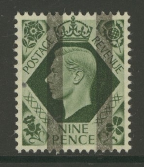 1937 9d Dark Colour SG 473 Post Office Training Stamp U/M