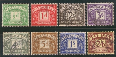 1937 King George V1 D27-34 Set of 8 F/U