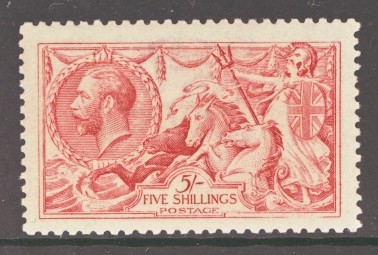 1915 5/- Pale Carmine SG 410 A Superb fresh U/M example