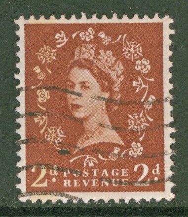 1959 2d Graphite Error of Watermark SG 605a. A fine Used Well Centred example. Cat £175