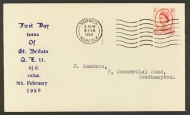 1959 4½d Chestnut on illustrated First Day Cover