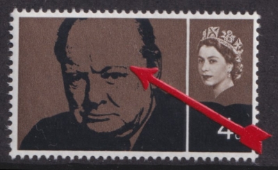 1965 Churchill 4d variety Timpson printing  SG 661a 