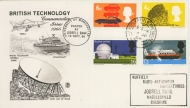 1966 Technology ord set cancelled by Macclesfield Cheshire CDS with Jodrell Bank Cachet. Cat £150