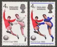 1966 4d England Winners SG 700 variety Missing Blue from Shirt, Shorts and socks