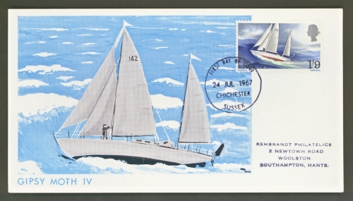 1967 Chichester on Maxi Card with Chichester FDI