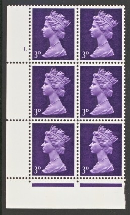 SG 729 3d Violet 1 Band Cyl Block